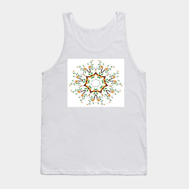 Floral Abstract Art Tank Top by BruceALMIGHTY Baker